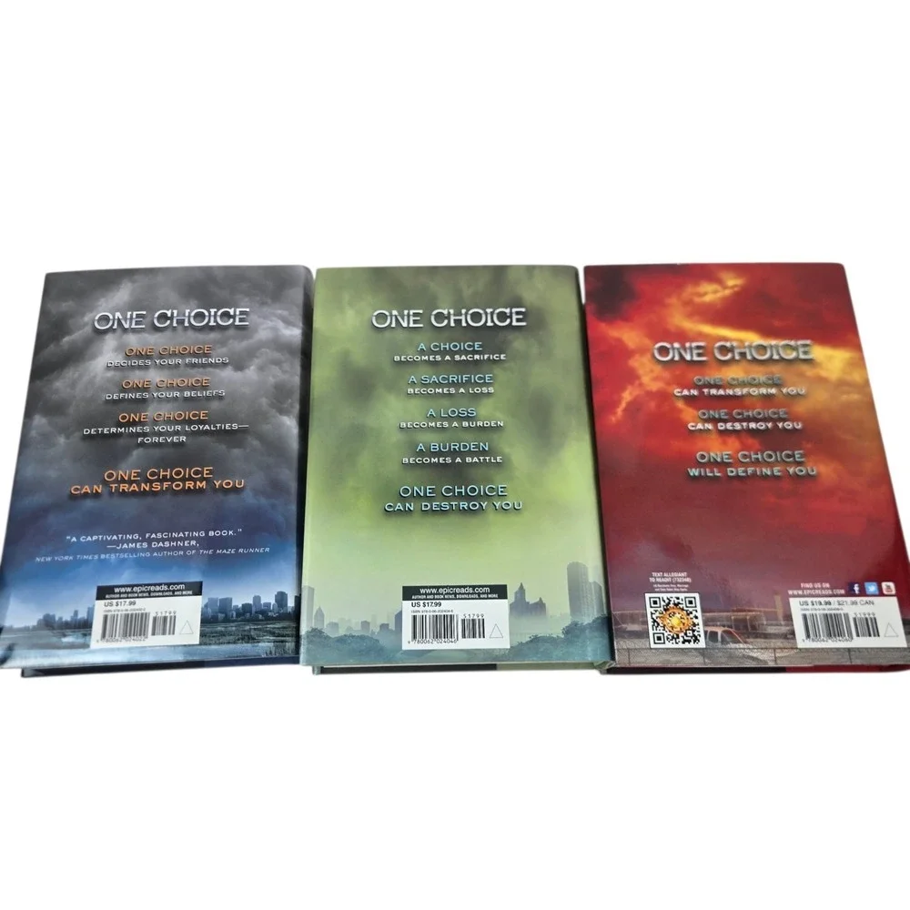 Divergent Series 3-Book Hardcover Box Set Complete Trilogy Bonus Booklet Roth